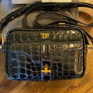 Tom Ford Croc camera bag